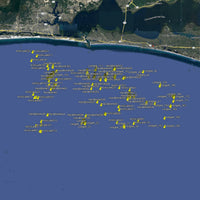 Destin & Fort Walton Nearshore Fishing Spots - Numbers