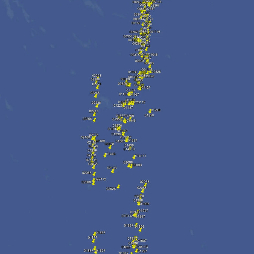 Elbow Fishing Spots - Deep Offshore Numbers
