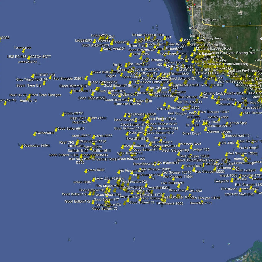 Everglades Fishing Spots - Fishing Numbers