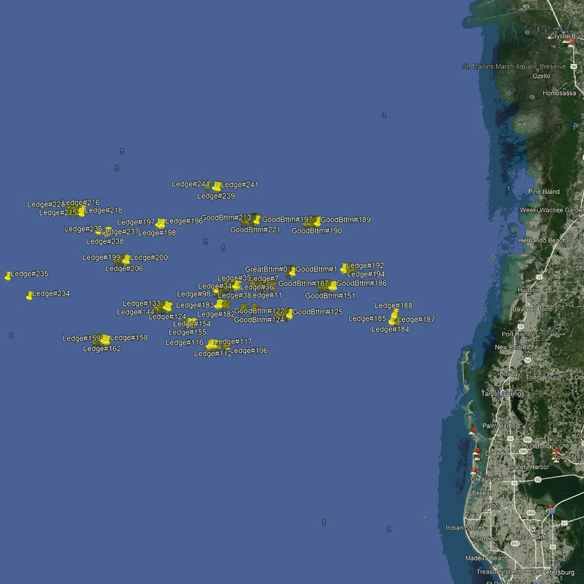 Hudson Fishing Spots - Hernando Offshore