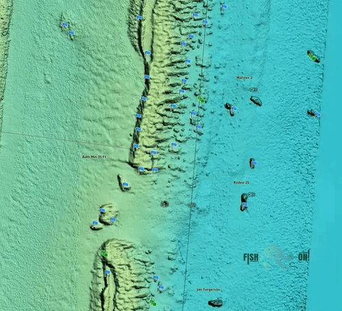 Hillsboro Inlet Fishing Spots Offshore - GPS Maps Numbers