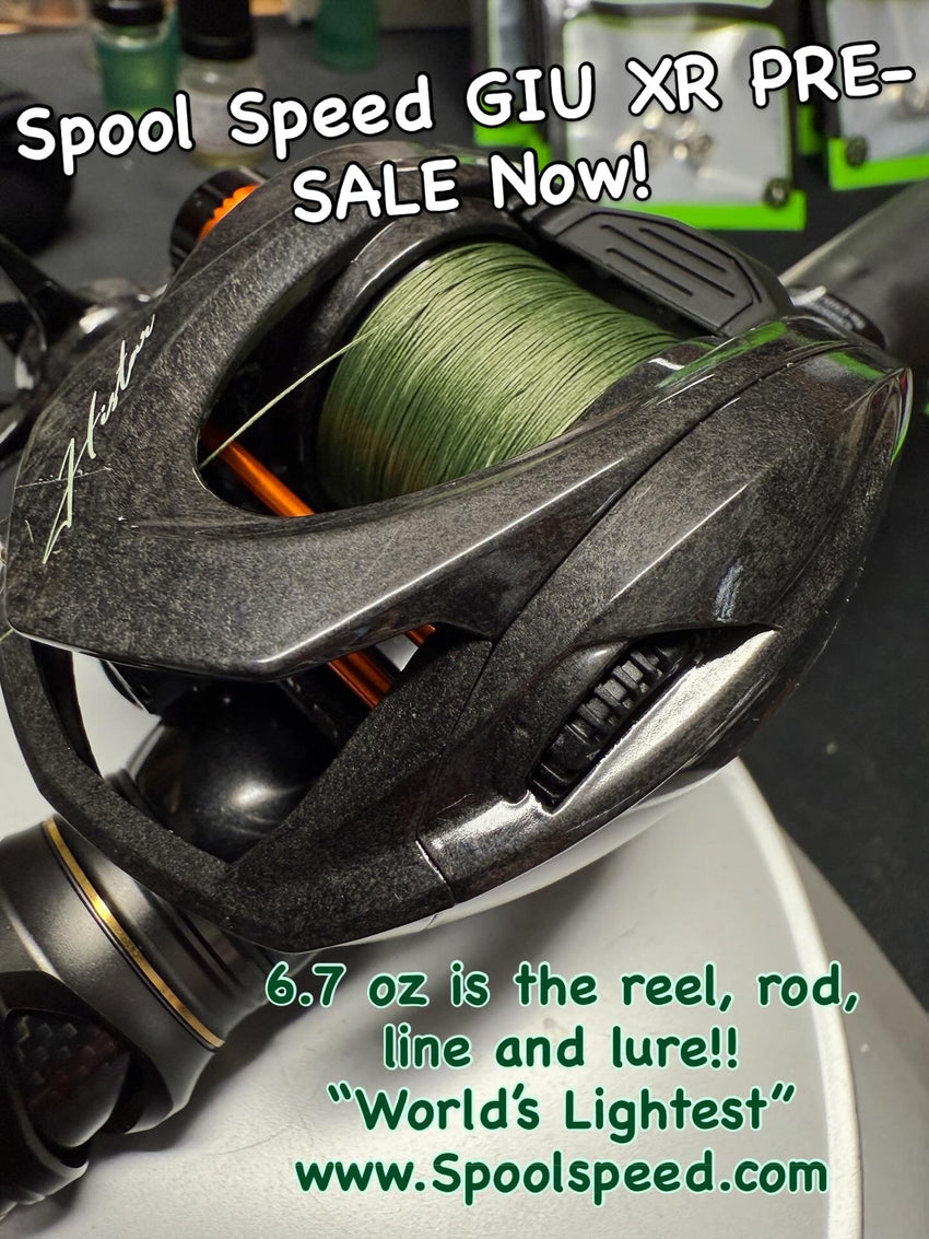 GIU-XR 3.6 Oz Worlds Lightest reel