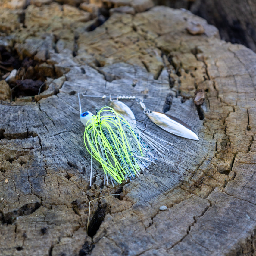 Reaction Tackle Tungsten Double Willow Blade Spinnerbait Jigs (2-Pack)
