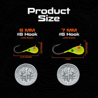 Reaction Tackle Ice Fishing Jigs