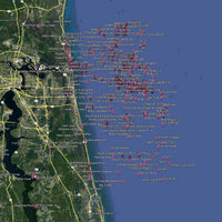 Jacksonville Fishing Spots - Nearshore numbers