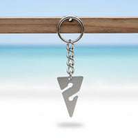 Line Arrow Keychain – Cave Diving Collection - Pewter