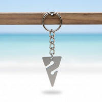 Line Arrow Keychain – Cave Diving Collection - Pewter