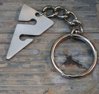 Line Arrow Keychain – Cave Diving Collection - Pewter