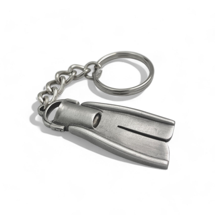 Dive Fin Keychain – Diver´s Collection – Pewter