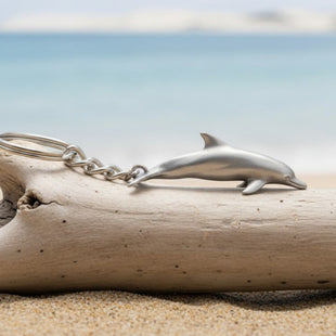 Dolphin Keychain – Sea Life Collection – Pewter