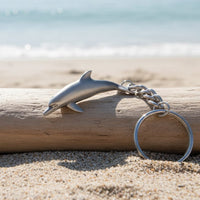 Dolphin Keychain – Sea Life Collection – Pewter