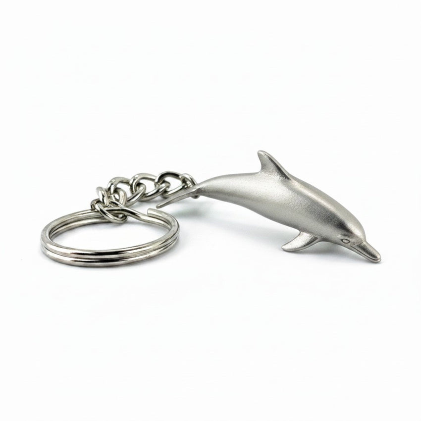 Dolphin Keychain – Sea Life Collection – Pewter