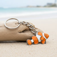 Clown Fish Keychain – Sea Life Collection - Pewter