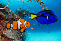 Clown Fish Keychain – Sea Life Collection - Pewter
