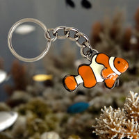 Clown Fish Keychain – Sea Life Collection - Pewter