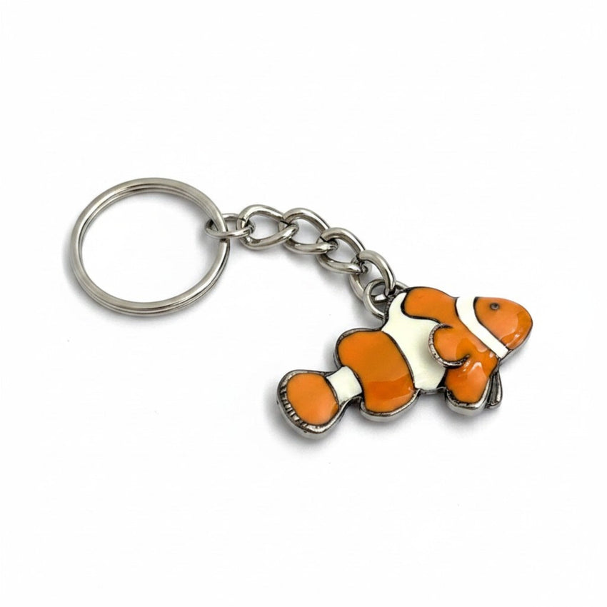Clown Fish Keychain – Sea Life Collection - Pewter