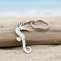 Seahorse Keychain – Sea Life Collection – Pewter