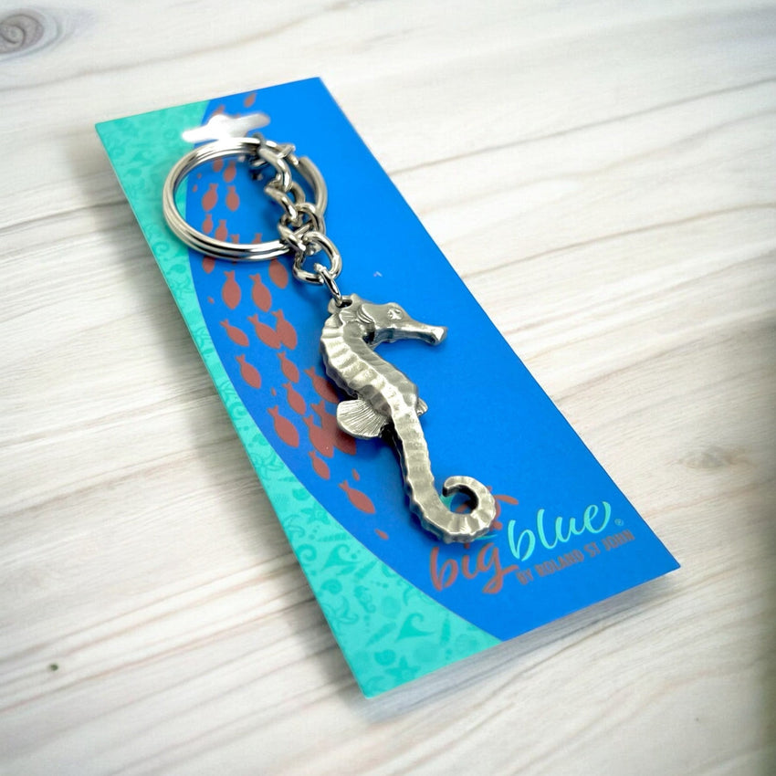 Seahorse Keychain – Sea Life Collection – Pewter