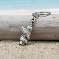 Moray Eel with Scuba Tank Key Chain - Diver´s Collection - Lead-Free Pewter