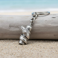 Moray Eel with Scuba Tank Key Chain - Diver´s Collection - Lead-Free Pewter