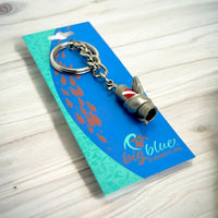 Moray Eel with Scuba Tank Key Chain - Diver´s Collection - Lead-Free Pewter