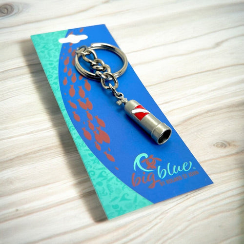 Scuba Tank Keychain with Dive Flag – Diver’s Collection – Pewter