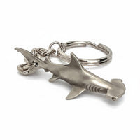 Hammerhead Shark Keychain - Sea Life Collection - Pewter