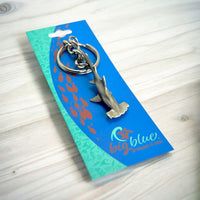 Hammerhead Shark Keychain - Sea Life Collection - Pewter