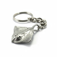Stingray Keychain – Sea Life Collection – Pewter