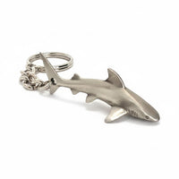 Grey Reef Shark Keychain – Sea Life Collection – Pewter