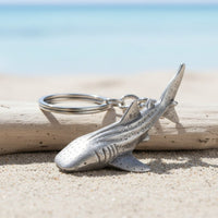 Whale Shark Keychain – Sea Life Collection – Pewter