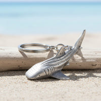 Whale Shark Keychain – Sea Life Collection – Pewter