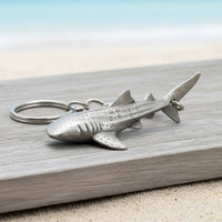 Whale Shark Keychain – Sea Life Collection – Pewter