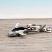Whale Shark Keychain – Sea Life Collection – Pewter