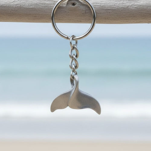 Whale Fluke Keychain – Sealife Collection - Pewter