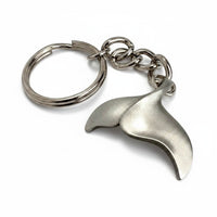 Whale Fluke Keychain – Sealife Collection - Pewter