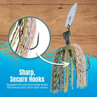 Reaction Tackle Lead Breaker Jigs- 3-Pack; Durable Fishing Jigs for Freshwater & Saltwater