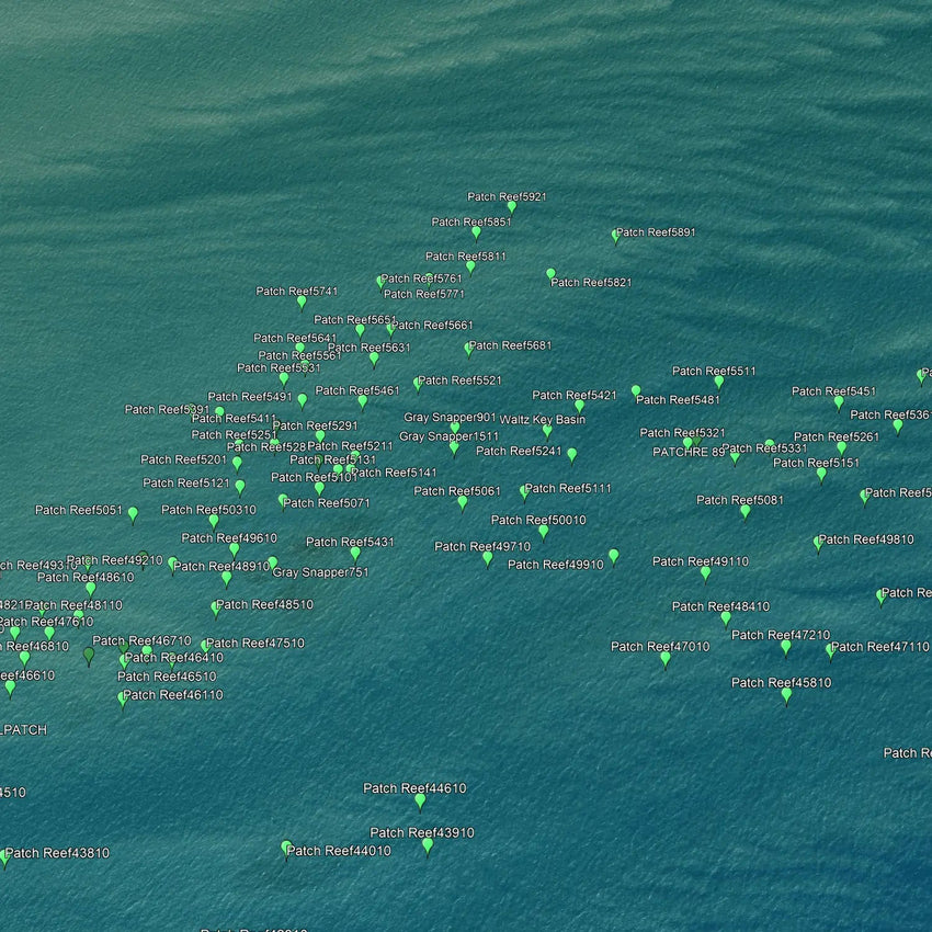 Key West Fishing Spots - Coastal Numbers