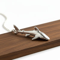 Reef Shark Necklace - Mini Sterling Collection - Sterling Silver