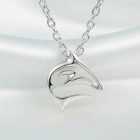 "Frenzy" Shark Necklace – Mini Sterling Collection - Sterling Silver