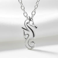 Mini Seahorse Necklace – Mini Sterling Collection - Silver