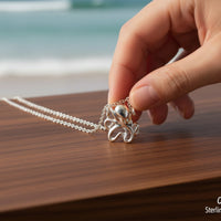Mini "Leggs" Octopus Pendant Necklace – Mini Sterling Collection - Sterling Silver