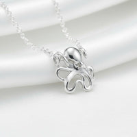 Mini "Leggs" Octopus Pendant Necklace – Mini Sterling Collection - Sterling Silver