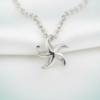 Mini Starfish Necklace - "Starry" – Sterling Silver