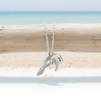 Manatee Necklace - Mini Sterling Collection - Sterling Silver on Cable Chain