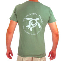 Men´s T-Shirt - "It's an Ocean Thing" - Ocean Traveler Collection - Cotton & Recycled plastic bottles