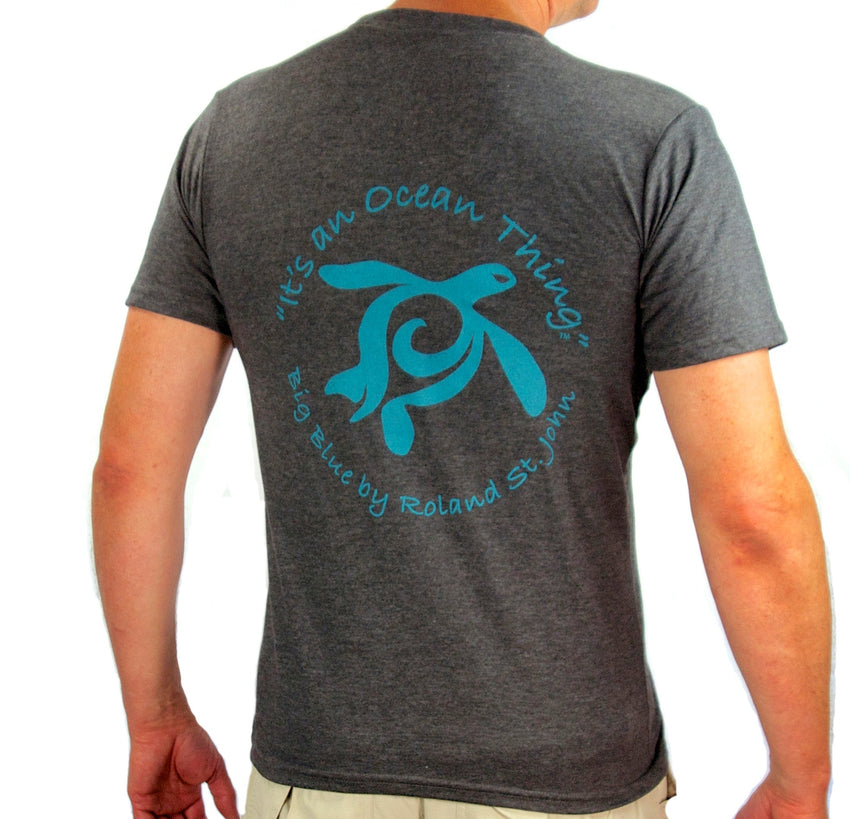 Men´s T-Shirt - "It's an Ocean Thing" - Ocean Traveler Collection - Cotton & Recycled plastic bottles