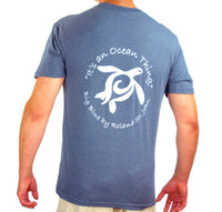 Men´s T-Shirt - "It's an Ocean Thing" - Ocean Traveler Collection - Cotton & Recycled plastic bottles