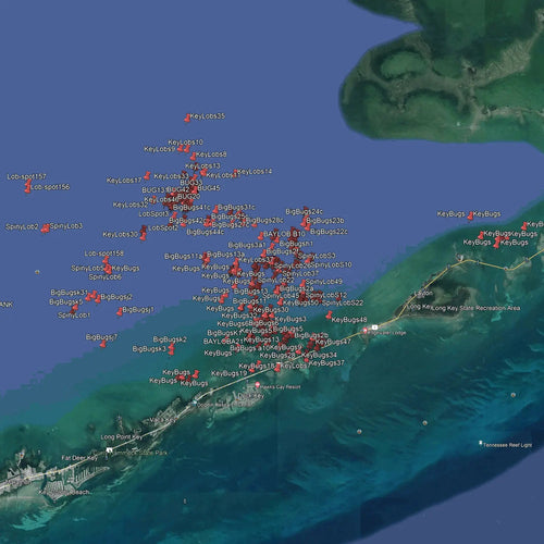 Marathon Lobster Spots - Lobster Numbers