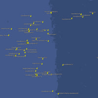 Melbourne Fishing Spots - Offshore Numbers